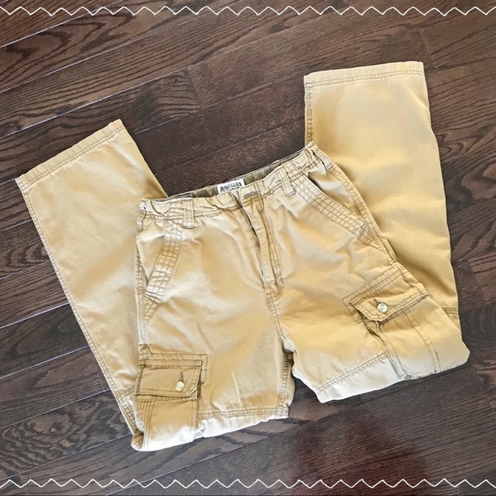 Dark khaki pants